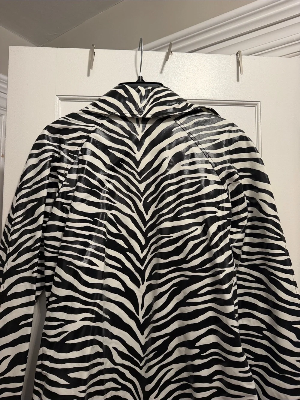 Michael Kors Zebra-Print Jacket - Black & White